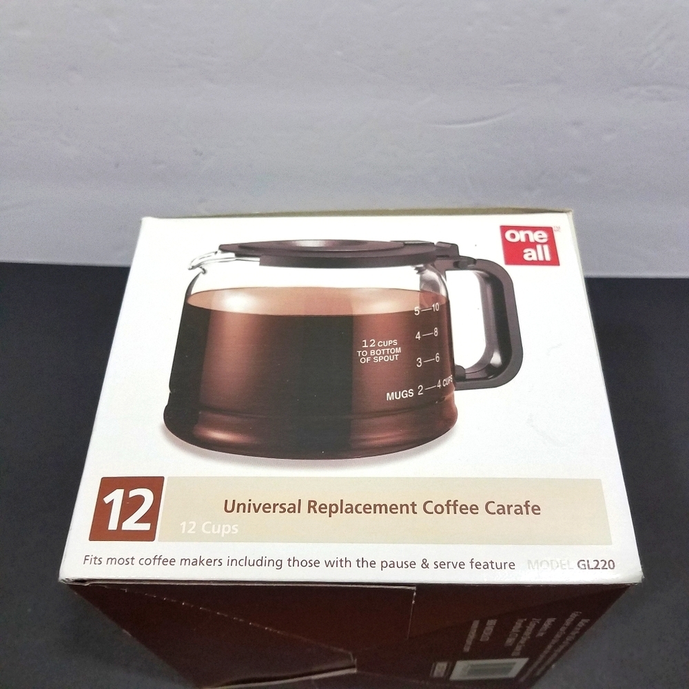 One All by Medelco 12 Cup Coffee Cup New